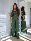 conjunto cropped com pantalona
