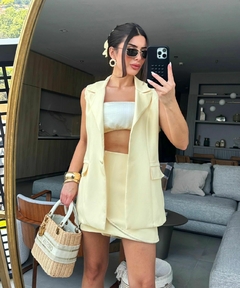 Conjunto Short Saia Alfaiataria na internet
