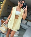 Conjunto Short Saia Alfaiataria