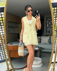 Conjunto Short Saia Alfaiataria - comprar online