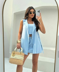 Conjunto Short Saia Linho na internet
