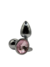 Plug Anal em Aço - Tamanho P - Pedra Redonda - comprar online