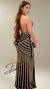 VESTIDO DE FIESTA NEGRO CON BRILLOS - comprar online