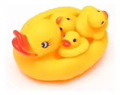 Pato De Borracha Para Banheira Kit Com 3 Patinho