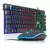 Jogo alfa teclado e mouse gamer 3200dpi semi mecânico rgb led original m300