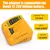 Carregador de bateria de lítio para Dewalt, 10.8V, 12V, 14.4V, 18V, 20V, DCB206 - loja online