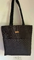 Bolso Totebag Negro Liso (cierre rosa)