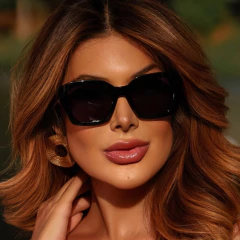 Óculos de sol Fernanda Preto - Liligoldstore