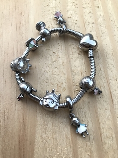 Berloque Menino com Coração Inox - comprar online