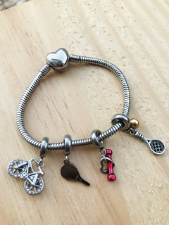 Berloque Halter Vermelho Inox - comprar online