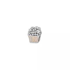 Berloque Balde de Pipoca Inox
