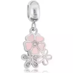 Berloque Flores Inox