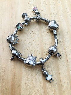 Berloque Separador Menina Filha Princesa Inox - comprar online