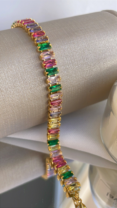 PULSEIRA BAGUETE COLORIDA na internet