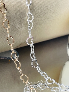 PULSEIRA CORAÇÕES - Bia Acessórios 