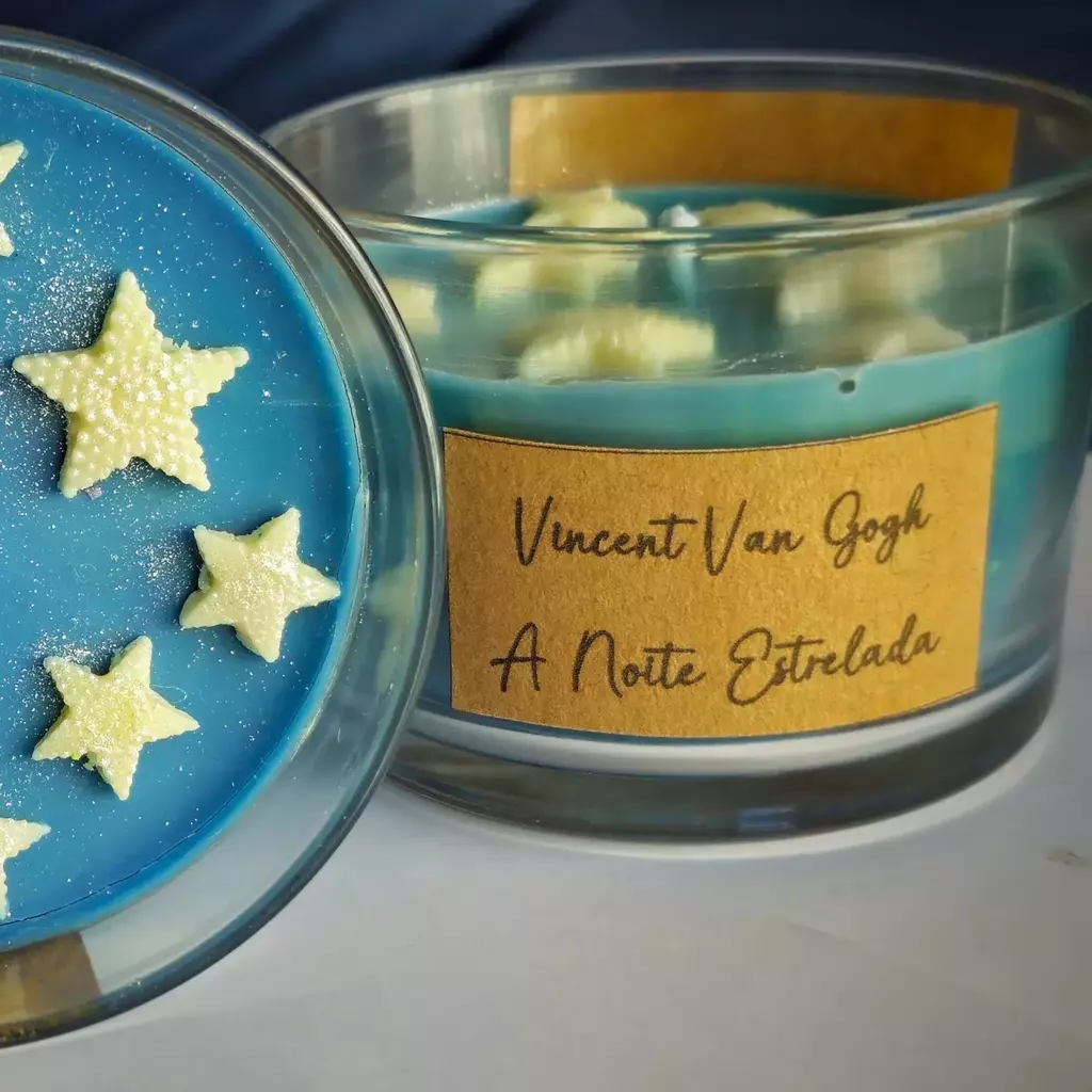 Vela em Vidro 150ml Edição Especial Limitada Vincent Van Gogh