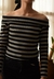 Remera sin hombros - comprar online
