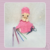 Boneca flor rosa - comprar online