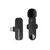 Microfone de lapela sem fio, gravação de áudio e vídeo, mini microfone para - comprar online
