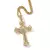 Pingente de cruz cristã de zircônia de cristal de gelo brilhante para homens e - comprar online