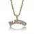 Hip-hop Ak-47 rifle arma pingente colar masculino personalizado rua hip-hop rock - loja online
