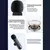 Microfone de lapela sem fio, gravação de áudio e vídeo, mini microfone para na internet