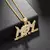 Hip-hop Ak-47 rifle arma pingente colar masculino personalizado rua hip-hop rock - tectoybis