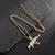 Hip-hop Ak-47 rifle arma pingente colar masculino personalizado rua hip-hop rock - loja online