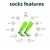 Meias de futebol longas masculinas, meias de treinamento profissional, silicone - tectoybis