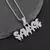 Hip-hop Ak-47 rifle arma pingente colar masculino personalizado rua hip-hop rock na internet