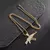 Hip-hop Ak-47 rifle arma pingente colar masculino personalizado rua hip-hop rock - tectoybis