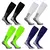 Meias de futebol longas masculinas, meias de treinamento profissional, silicone