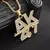 Hip-hop Ak-47 rifle arma pingente colar masculino personalizado rua hip-hop rock