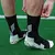 Imagem do Meias de futebol antiderrapantes, Meias de ciclismo masculinas, Corrida, Tubo médio, Respiráveis ??e confortáveis, 6 Pares