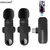 Microfone de lapela sem fio, gravação de áudio e vídeo, mini microfone para