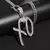 Imagem do Hip-hop Ak-47 rifle arma pingente colar masculino personalizado rua hip-hop rock