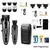 Kit de máquina de cortar cabelo para homens, barbeador elétrico, aparado - tectoybis