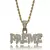 Hip-hop Ak-47 rifle arma pingente colar masculino personalizado rua hip-hop rock - tectoybis