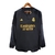 Camisa Real Madrid II 23/24 manga Longa - Torcedor Adidas Masculina - Preta com detalhes em cinza