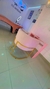 Imagem do Poltrona Decorativa Luna Veludo Suede Rosa