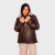 Campera de Napalan Marrón con Lana Clara 111