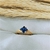 Anel com Brilhante de ZIrconia Banhado a Ouro 18k