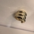 Anel 3 Elos Lepich Três vezes mais estilo, brilho e personalidade Banhado a Ouro 18k - comprar online