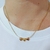 Colar Mini Corações Banhada a Ouro 18k - comprar online