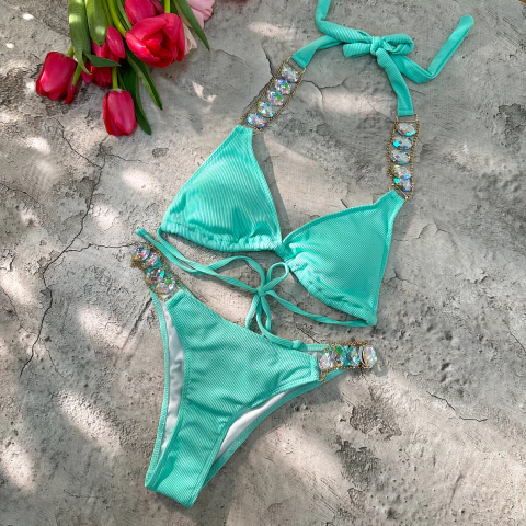 Bikini: Cadena y Diamantes BZ001