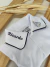 Body Branco Camisa Bebê Azul Marinho Bordado Nossa Senhora com Nome Personalizado | Mariela Baby