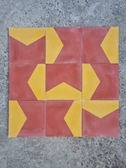 Modelo Bandeirinha, 20x20, Naturais/PREÇO PEÇA.