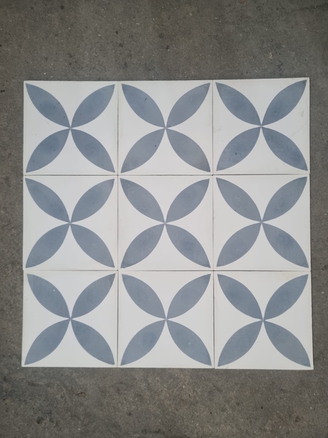 Modelo 4 Pétalas. 20x20, Naturais/PREÇO PEÇA.