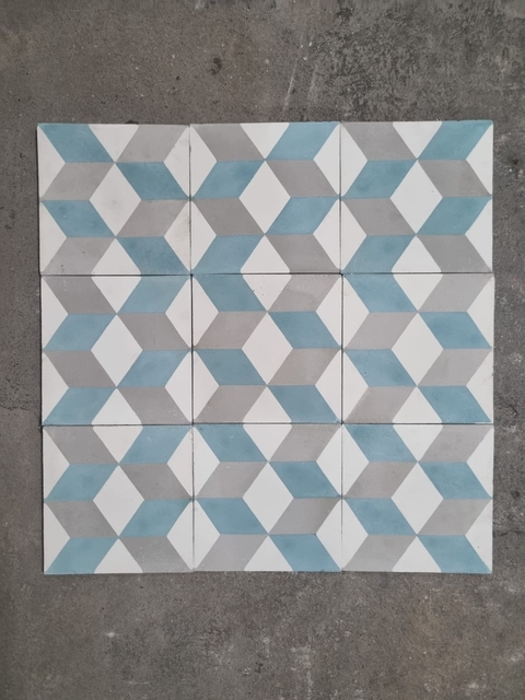 Modelo 3D Médio, 20x20, Naturais/PREÇO PEÇA.