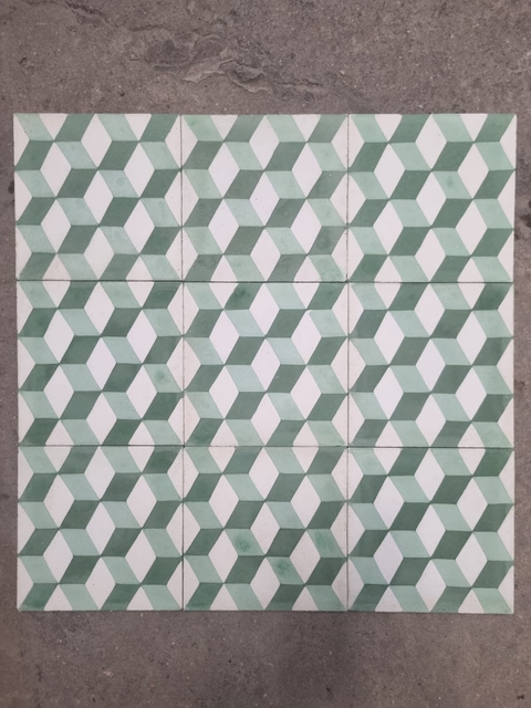 Modelo 3D Mini Verde, 20x20, Naturais/PREÇO PEÇA